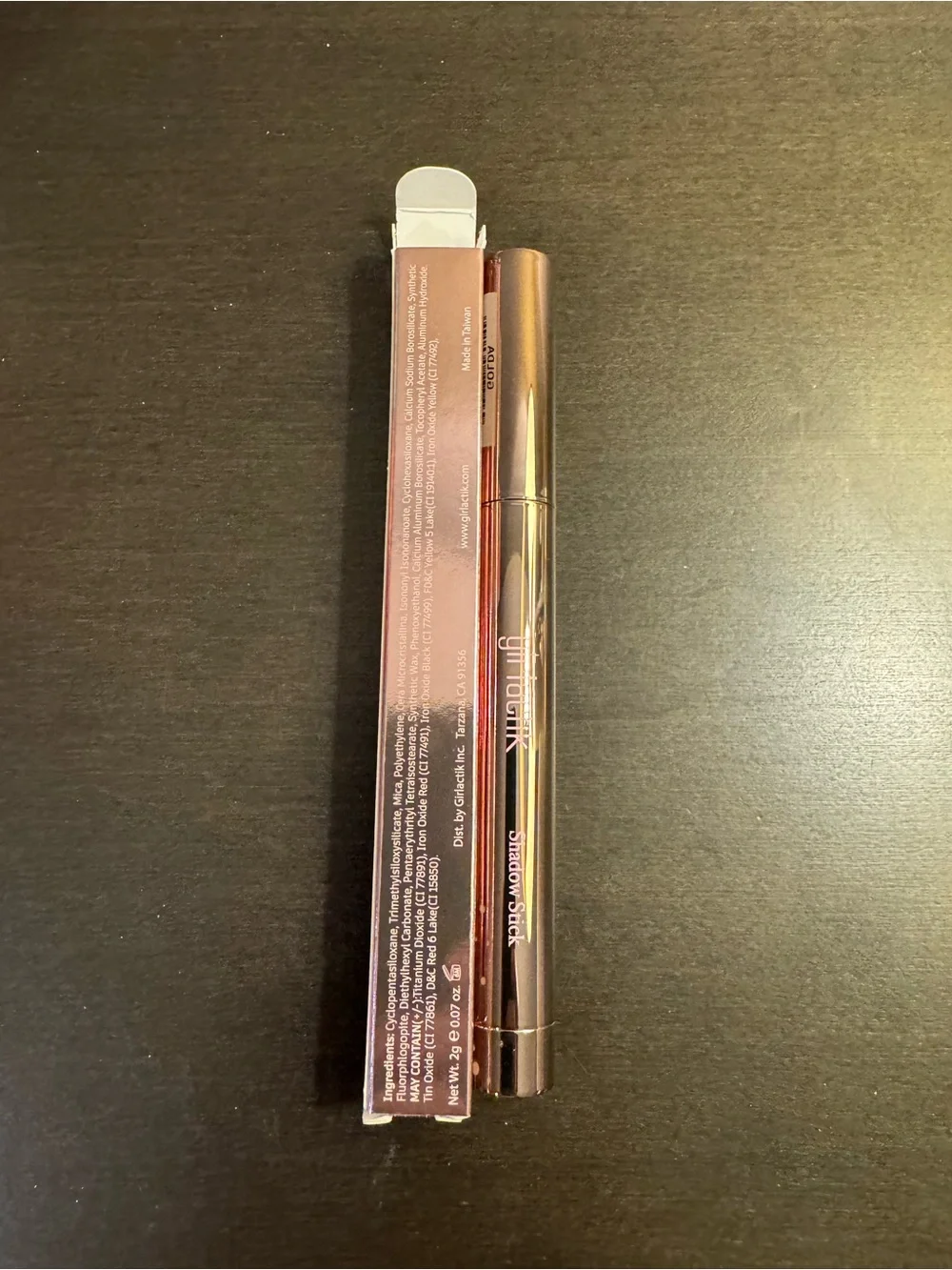 Girlactik Shadow Stick Golda (Gold) 2 g .07 oz Full Size NIB